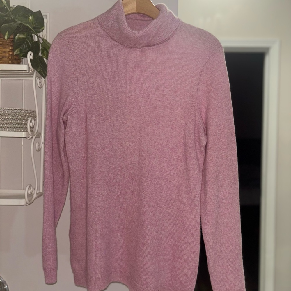 Charter Club Soft Pink Cowl Neck Sweater